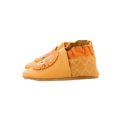 Image of Robeez GROOAR boys&#039;s Children&#039;s Slippers in Brown