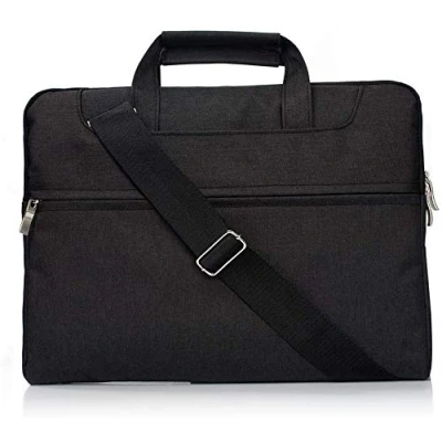 Image of FINDING CASE Laptop Bag for Huawei Honor MagicBook Pro 14 inch/14Notebook Bag,Multi functional Case,Adjustable shoulder strap &amp; Suppressible Handle,Portable Sleeve Briefcase Black