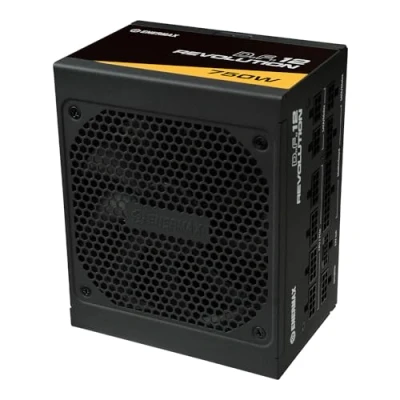 Image of ENERMAX Revolution D.F. 12 ATX3.1 PCI e 5.1 ultra compact power supply 750W 80Plus Gold (full modular, 50% semi fanless, 12V 2x6); ETV750G, black