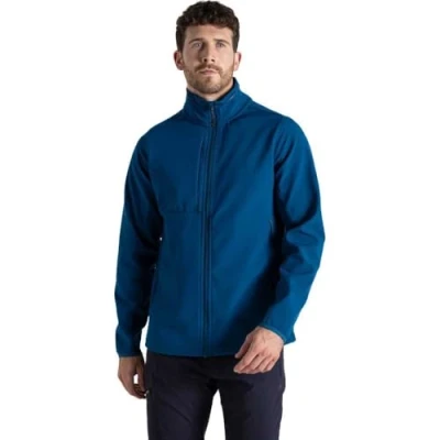 Image of Craghoppers Mens Expert Basecamp Jacket Softshell, PoseidonBlue, L