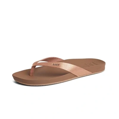 Image of Reef Women&#039;s Cushion Bounce Court Flip Flop, Rose Gold, 4 UK