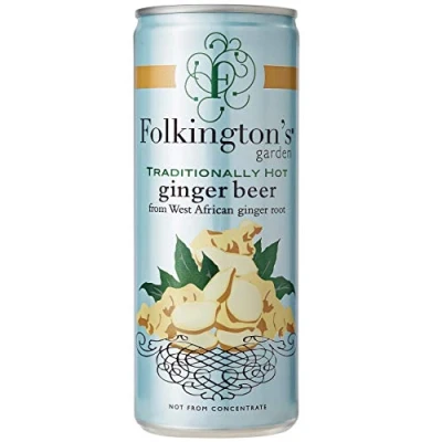 Image of Folkingtons Ginger Beer Cans 12x250ml