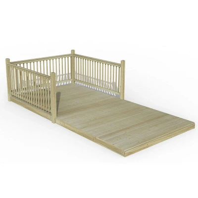 Image of 8&#039; x 16&#039; Forest Patio Deck Kit No. 4 (2.4m 4.8m)