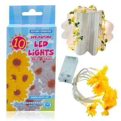 Image of Easter Yellow Daisies Artificial Flower, 5cm Decorative Hat Kit for Girls, DIY Arts and Crafts Bonnet Wreath Decor (20x Flowers)