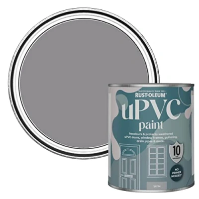 Image of Rust Oleum Purple uPVC Door and Window Paint In Satin Finish Iris 750ml