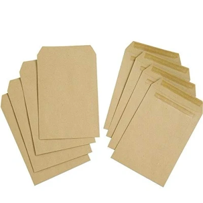 Image of A4/C4 229mm x 324mm Brown Manilla Plain Self Seal Envelopes Postage Postal Mailing 90GSM (No Window) (50 Envelopes)