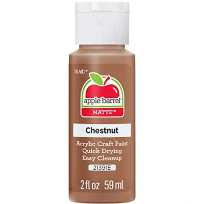 Image of Plaid:Craft 21391 Acrylic Paint, Chestnut, 2 oz