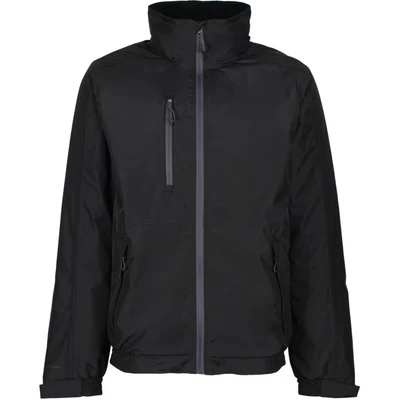 Image of Regatta Professional Men&#039;s Honestly Made Recycled Waterproof Insulated Bomber Jacket Black, Size: Xxl