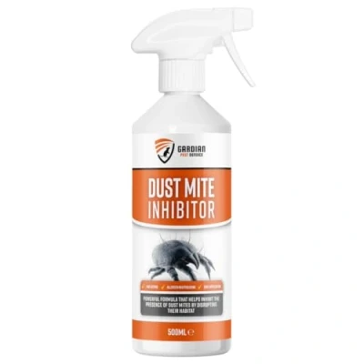 Image of Gardian Defence Dust Mite Spray 500ml Fast Acting Allergen Neutraliser and Red Inhibitor for Bedding, Mattress, Carpet, Sofa Upholstery Long Lasting Fabric Protection Solution