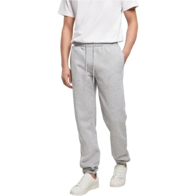 Image of Build Your Brand Men&#039;s Heavy Sweatpants Sports Trousers, Grey (Heather 00431), 4XL