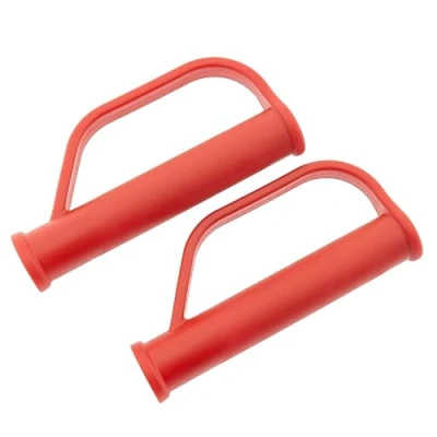 Image of der kleine Handwerker Safety Handles for Sack Truck, 25mm Inner Diameter, Red 2 per Box