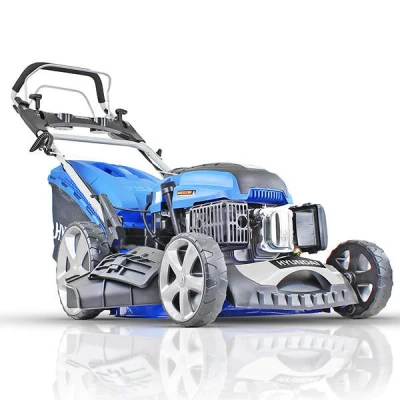 Image of Hyundai 20&quot;/51cm 196cc Electric start Self propelled Petrol Lawnmower, 6 Cutting Heights, Large 70l Grass Collector, Foldable Handles, 3 Year Warranty