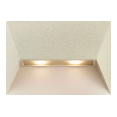 Image of Nordlux Pontio 27 outdoor wall light angular, sand