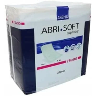 Image of ABENA Abri Soft superdry Disposable Incontinence Pad, Eco Friendly Bed Pads, Optimum Leak Protection, &amp; Secure Protectors 75x90cm, 1800ml, 30PK,Packaging may vary