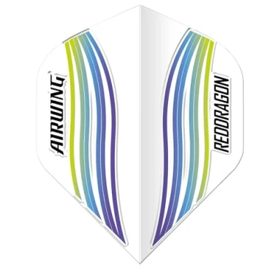 Image of RED DRAGON Airwing Unique Moulded Blue Wave Standard Dart Flights 1 Set Per Pack (3 in total)