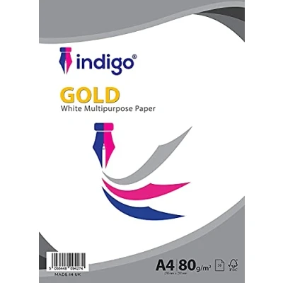 Image of Indigo® A4 White Multipurpose Copier 80gsm Paper (80gsm Paper, 75 Sheets)