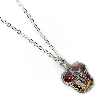 Image of Harry Potter Official Gryffindor Crest Link Chain Necklace by The Carat Shop