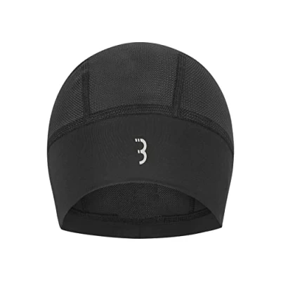 Image of BBB Cycling Unisex Comfortcap Cap UV Protection Extra Ventilation Perfect Fit Bandana Skullcap, Black, One Size UK