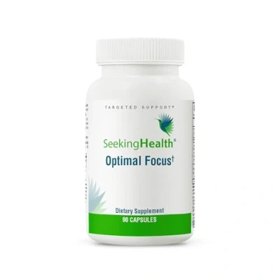 Image of Seeking Health Dietary Supplement Optimal Focus Multivitamin with B Vitamins, B12 and L 5MTHF High Dose of Vitamins for Memory, Cognitive Functions, Concentration 90 Capsules