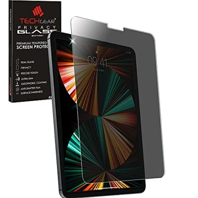 Image of TECHGEAR Anti Spy Screen Protector for iPad Pro 12.9&quot; 2022 2021 2020 2018 PRIVACY Glass Edition Genuine Tempered Guard Compatible with 12.9 inch 3rd 4th 5th 6th Gen
