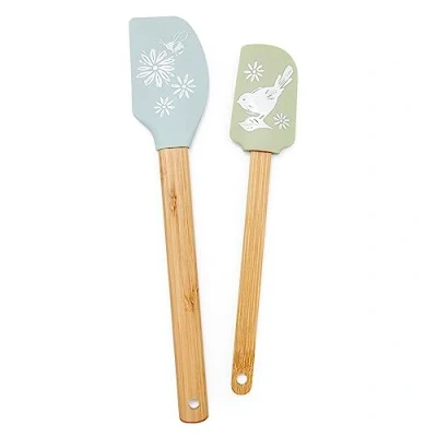 Image of Cooksmart Pack of 2 Spatulas for Cooking British Designed Spatula Great Fry Up&#039;s &amp; Turners All Kitchens Homestead