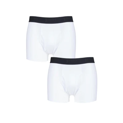 Image of 2 Pair White Plain Trunks Men&#039;s XX Large Farah