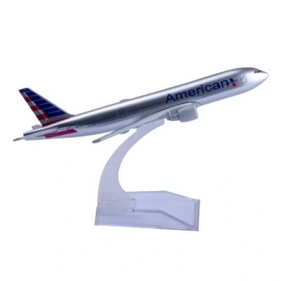 Image of Bswath Model Plane 1:400 Scale Airplanes American B777 Airplane Alloy Diecast for Adults and Collection