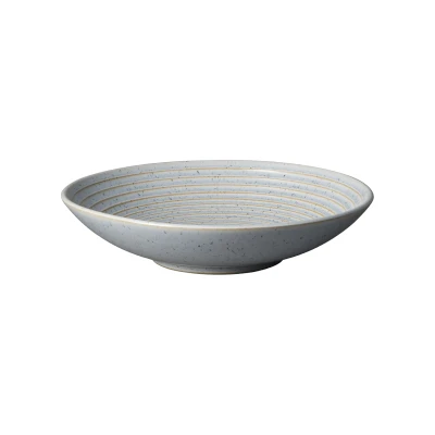 Image of Denby Studio Blue Pebble Medium Ridged Bowl