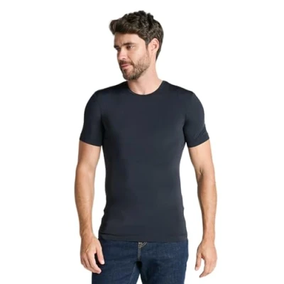 Image of Jockey® Microfiber Air T Shirt 2 Pack, Black, L
