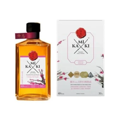 Image of Kamiki Sakura Blended Malt Whisky 50cl