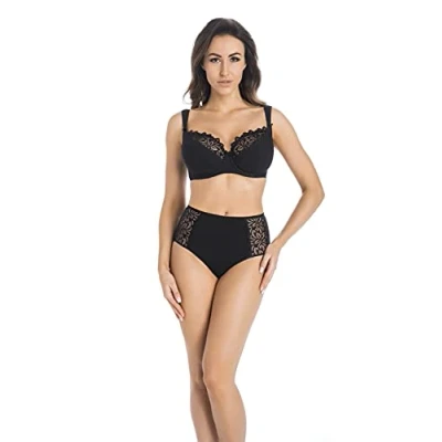 Image of Teyli Women&#039;s Bra Semi Padded Eco Exclusive Color Black Size 34HH