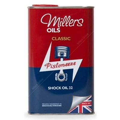 Image of Millers Oils Classic Shock Oil 32, SAE10, 1 Litre