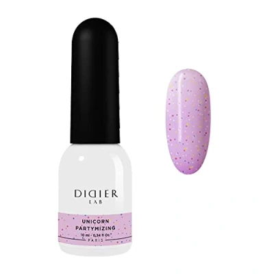 Image of Didier Lab Premium Gel Nail Polish Unicorns Partymazing Varnish Art Long Lasting High Gloss Wear Easy to Apply Nails Rich Pigment UV/LED Chip Resistant