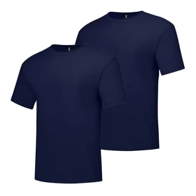 Image of Hanes Men&#039;s s/s athletic shirts, Navy, XL UK
