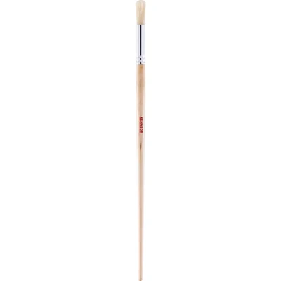 Image of 5x Kennedy Round Fitch Brush, Natural Bristle, No.8