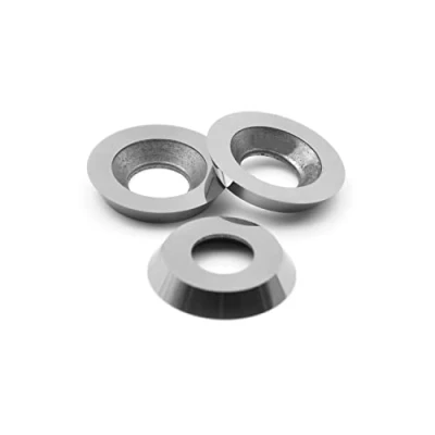 Image of CDBP 15mm(3/5 inch) Round Carbide Inserts for Woodturning, R15x2.5mm Indexable Cutter Full and Pro Size Wood Turning Hollowing Tools Replacement Cutters, 3pcs