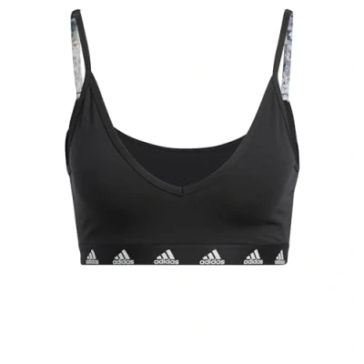 Image of Adidas HA0067 EVYDY Cotton B Sports Bra Women&#039;s Black 2XSC