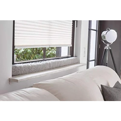 Image of K. &amp; N. Schurwolle 551 Schurwoll Zugluftstopper für Fenster 100 cm, Grau New Wool Draught Excluder for Windows Grey, Gray