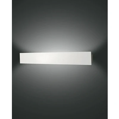 Image of Lotus Integrated LED Wall Light White Glass