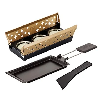 Image of Kuhn Rikon Mini Raclette Set, Gold, Steel, Small