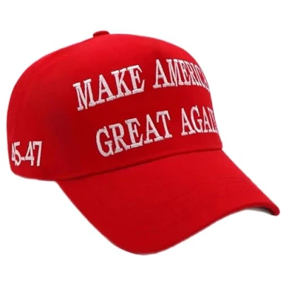 Image of eBoutik New MAGA USA American Baseball Cap Embroidered 45 47 President Donald Trump Hat 2024 Keep America Great Slogan Adjustable Unisex Fancy Dress