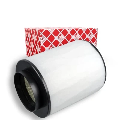 Image of 4H0129620D, 4H0129620L Air filter FEBI BILSTEIN 108317 203mm 152mm Insert with pre AUDI: A8 D4
