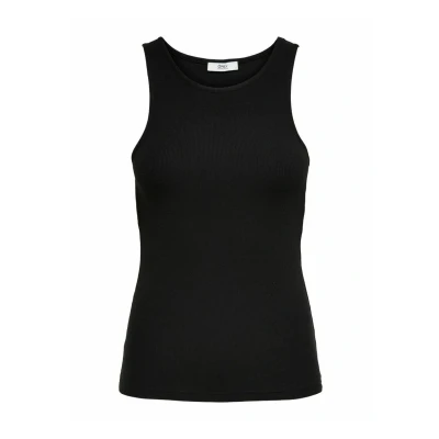 Image of ONLY Women&#039;s ONLKENYA Life Rib Tank TOP JRS NOOS, Black, S