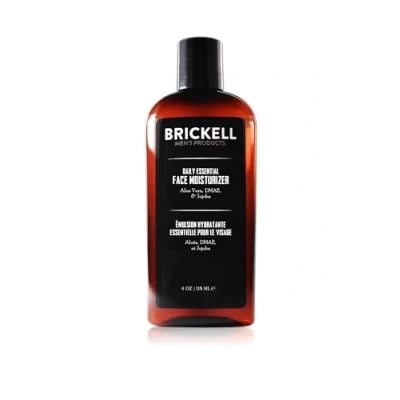 Image of Brickell Men&#039;s Daily Essential Face Moisturizer for Men, Natural and Organic Fast Absorbing Lotion with Hyaluronic Acid, Green Tea, Jojoba, 118 mL, Scented