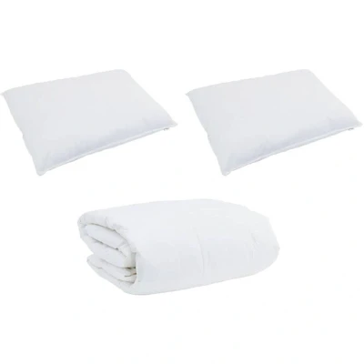 Image of vidaXL Winter Duvet Other with Pillow 3 pcs White 260 x 220 cm Down
