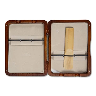 Image of GEWA 751025 Blätteretui Tenor Saxophon 6 Blätter rot/braun lackiert, Red Brown