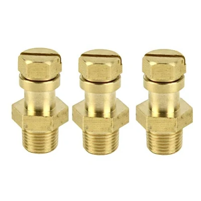 Image of Arctic Hayes 664040 Pressure Test Nipples 3 Piece Set, Gold