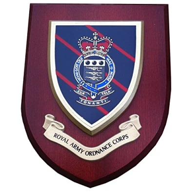 Image of RAOC Wall Plaque Royal Army Ordnance Corps Regimental Mess Shield