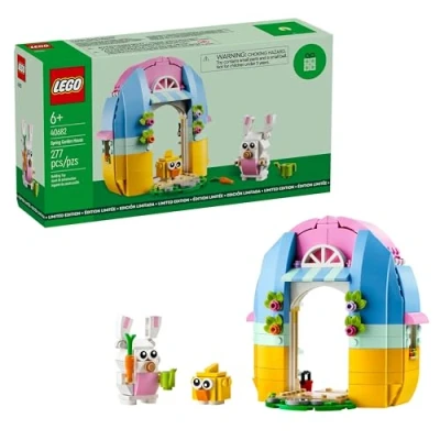 Image of LEGO Spring Garden House 40682: Easter Toy with Bunny and Chick Figures 277 Pieces