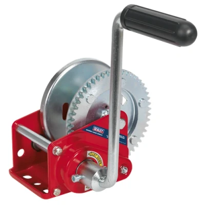 Image of Sealey Geared Hand Winch with Brake 540kg Capacity